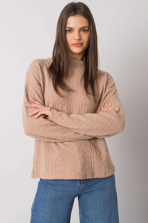 Tumebeež väikese mustriga sviiter...