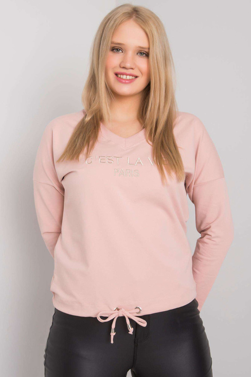 Dirty roosa pluss suuruses pluus...