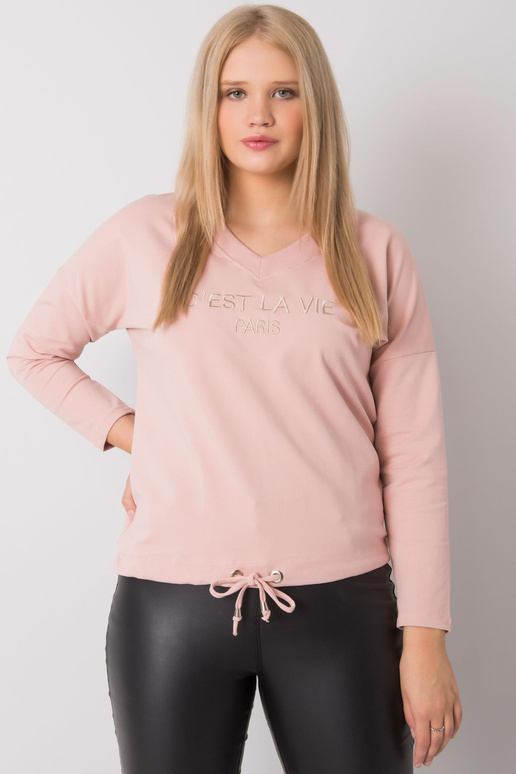 Dirty roosa pluss suuruses pluus...