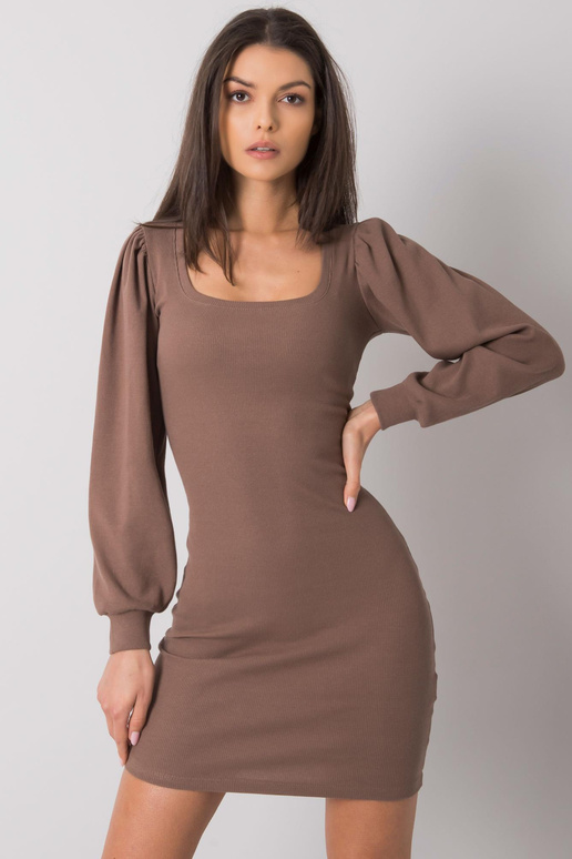 Pruun liibuv kleit Shantaya RUE PARIS