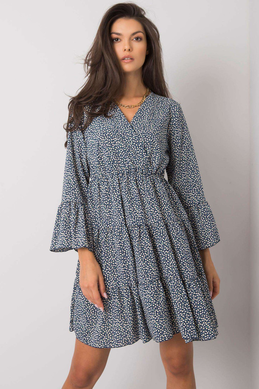 Daleyza tumesinine lilledega kleit