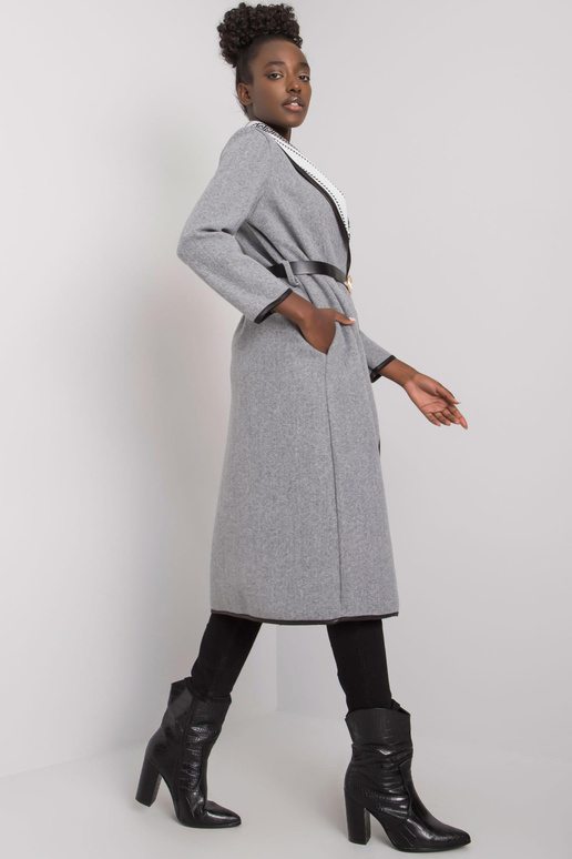 Hall melanžmantel Kathy vööga