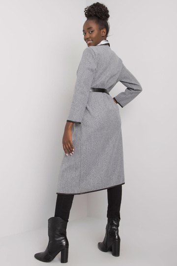 Hall melanžmantel Kathy vööga 2