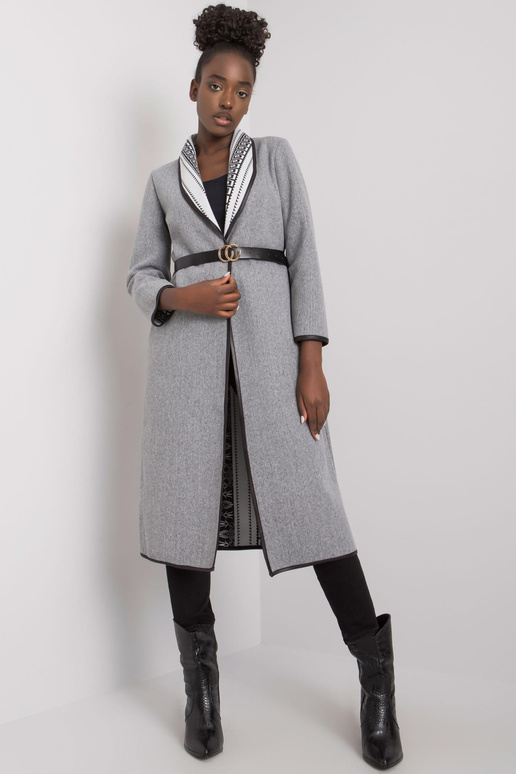 Hall melanžmantel Kathy vööga