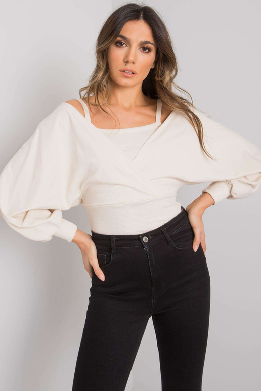 Naiste beež puuvillane pluus Chavri...