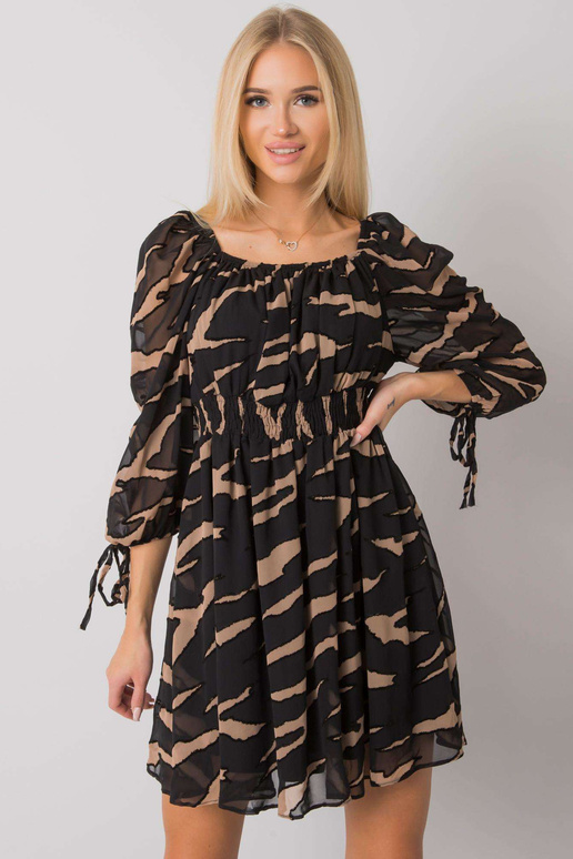 Must ja beež Hispaania kleit Philippi...