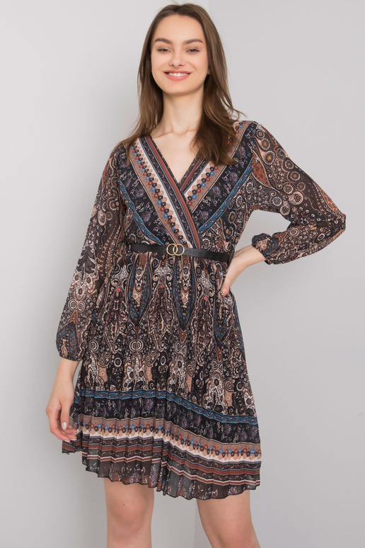 Must Carmona plisseeritud kleit