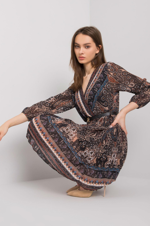 Must Carmona plisseeritud kleit