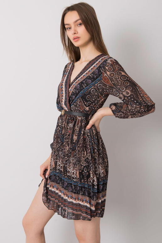 Must Carmona plisseeritud kleit