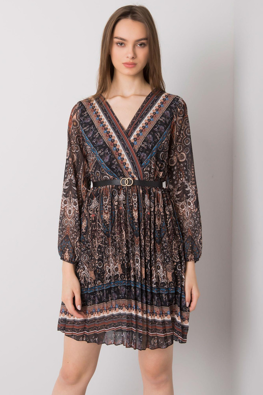 Must Carmona plisseeritud kleit