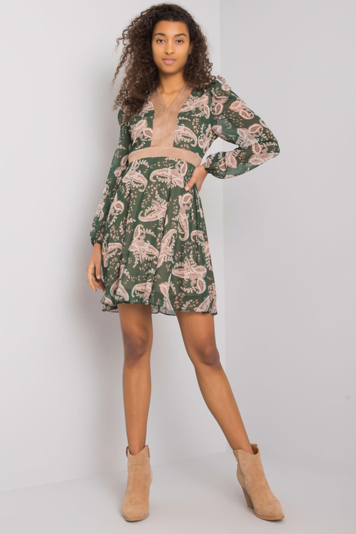 Lauderhilli naiste roheline kleit