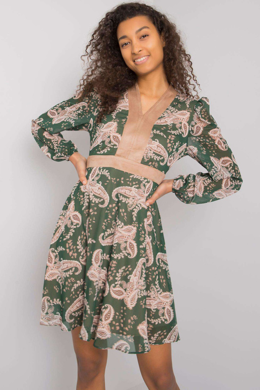 Lauderhilli naiste roheline kleit