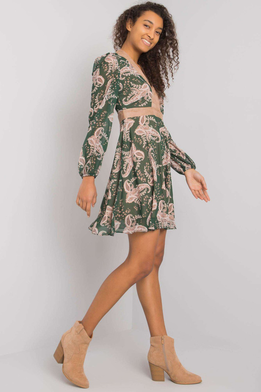 Lauderhilli naiste roheline kleit