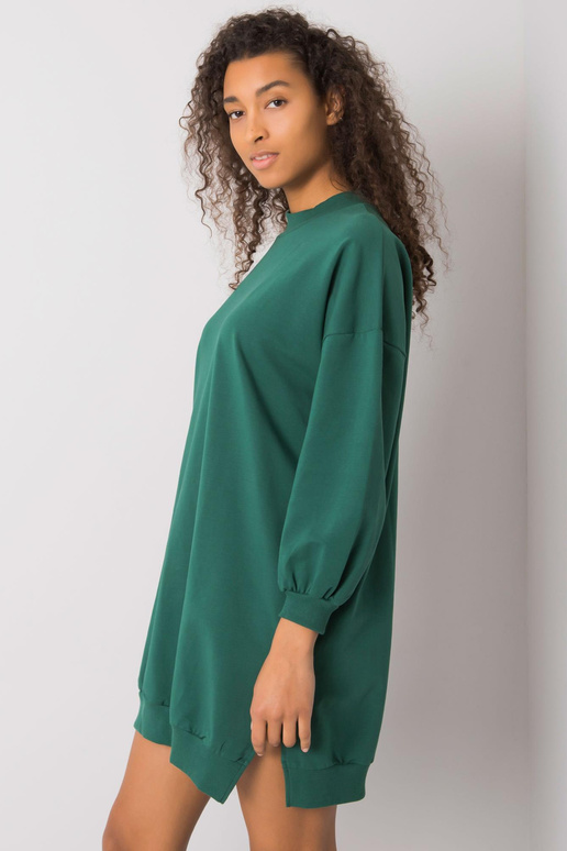 Tumeroheline puuvillane naiste kleit...