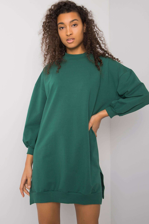 Tumeroheline puuvillane naiste kleit...