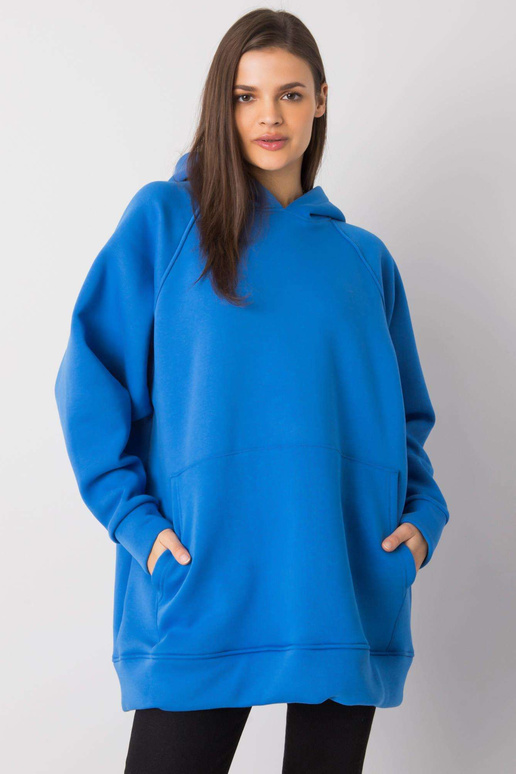 Tumesinine känguruga dressipluus...