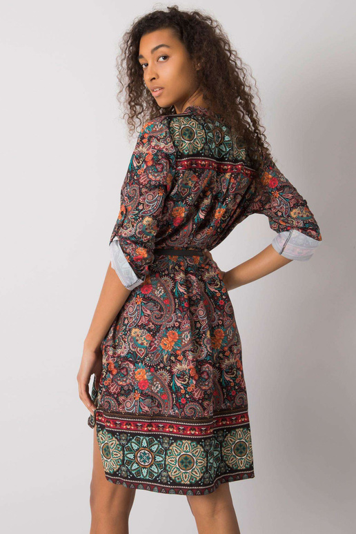 Must mustriline kleit Moara vööga