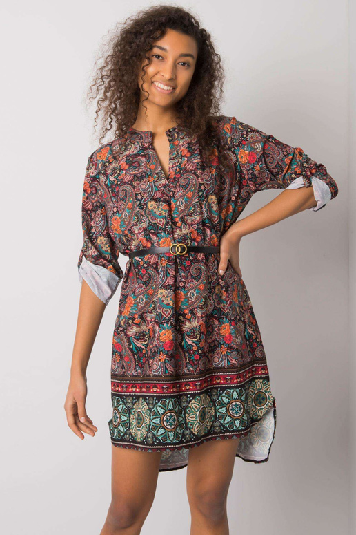 Must mustriline kleit Moara vööga