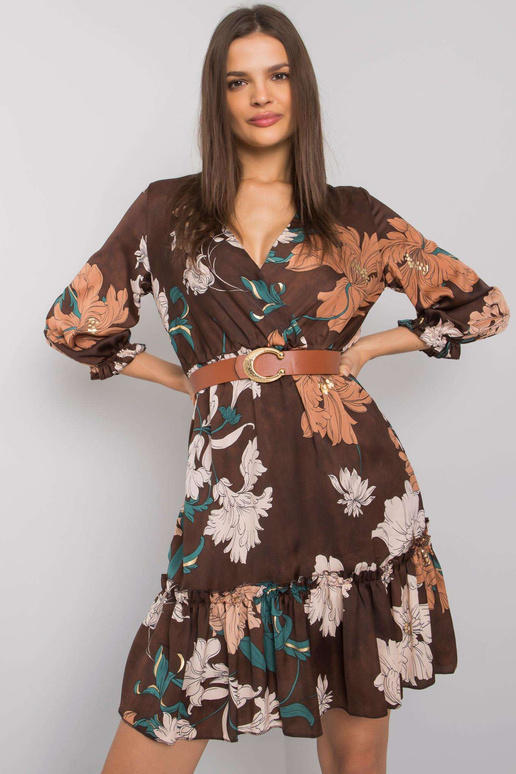 Pruun kleit Pensacola vööga