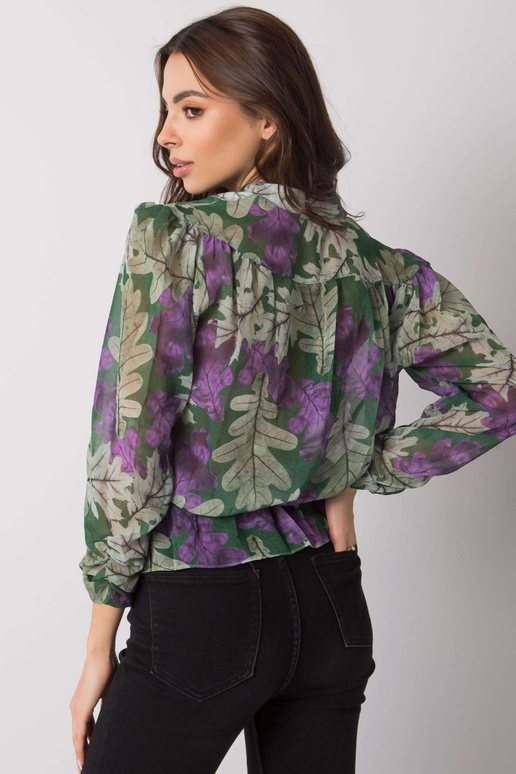 Barrie Print roheline šifoonpluus