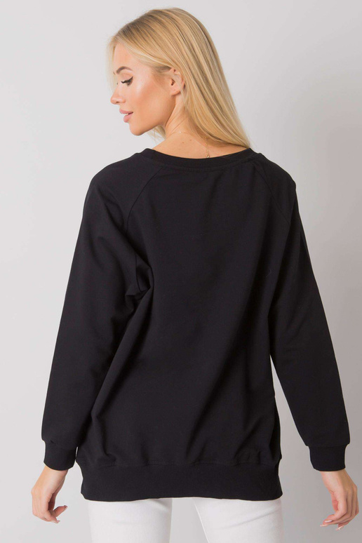 Must naiste dressipluus kirjaga...