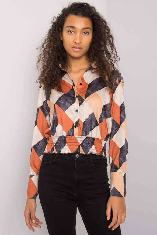 Grizella must ja beež särkpluus Grizella must ja beež särkpluus