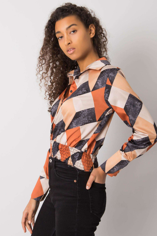 Grizella must ja beež särkpluus Grizella must ja beež särkpluus