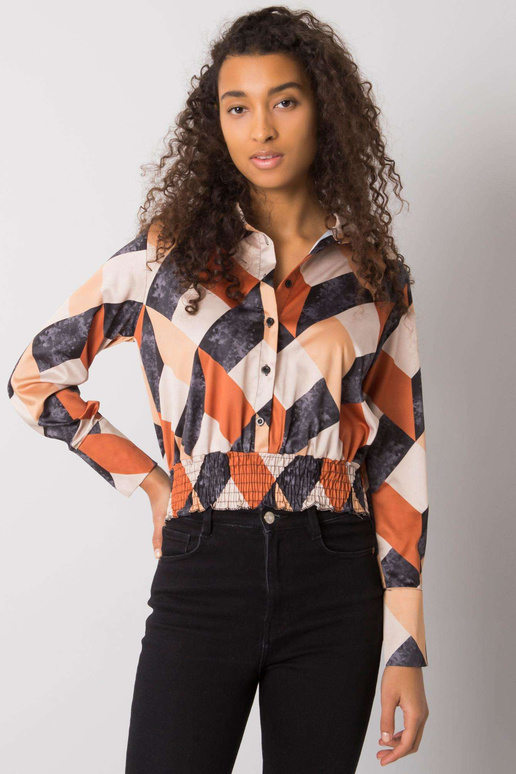 Grizella must ja beež särkpluus Grizella must ja beež särkpluus