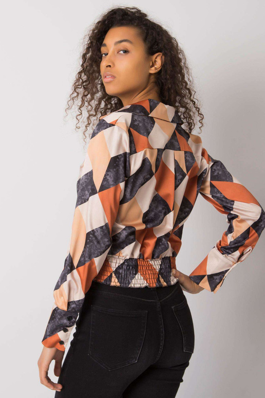 Grizella must ja beež särkpluus Grizella must ja beež särkpluus