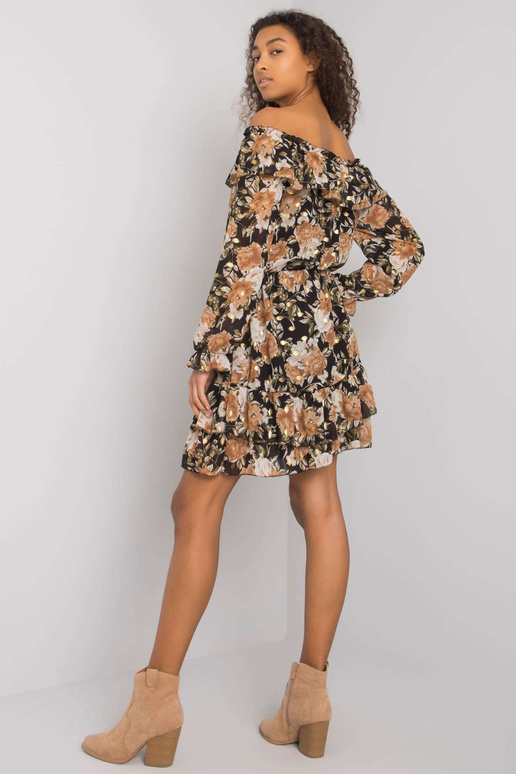 Must ja beež Hispaania kleit Calgary...