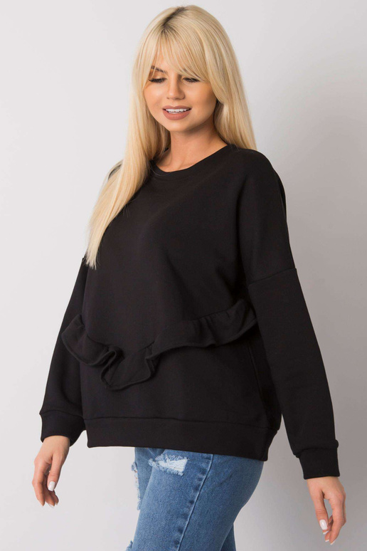 Frose RUE PARIS musta volangiga...