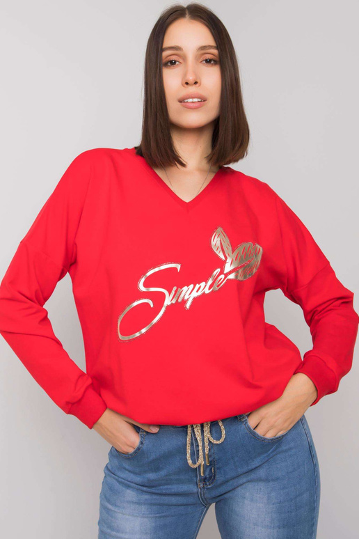 Punane pluss suuruses pluus Juliee...