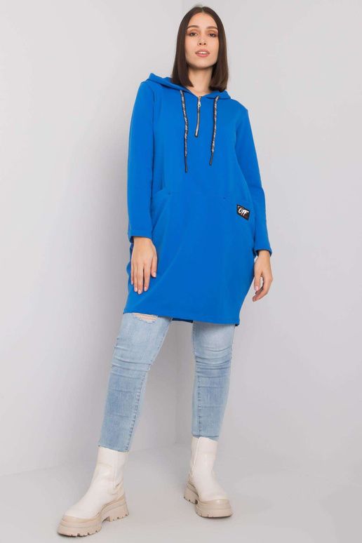 Tumesinine Plus Size puuvillane...