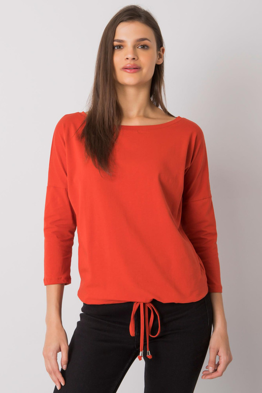 Tumeoranž pluus Fiona