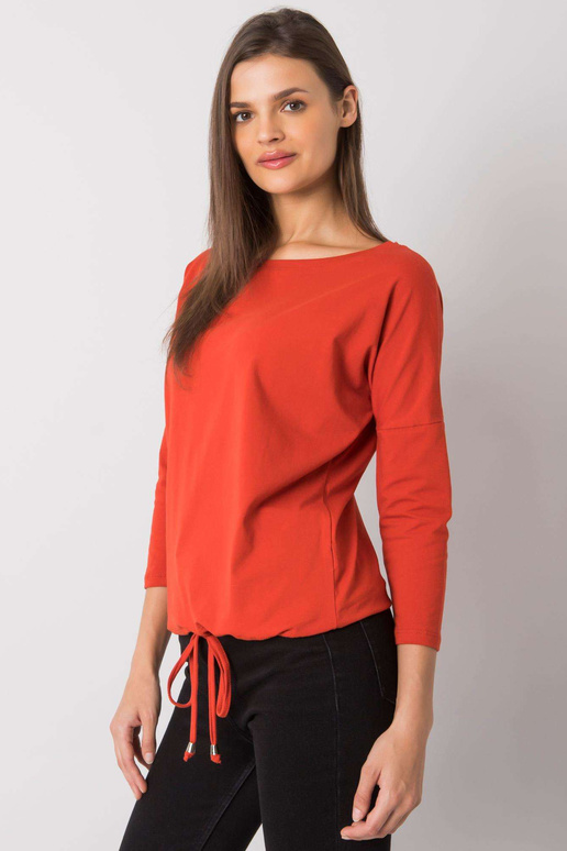 Tumeoranž pluus Fiona