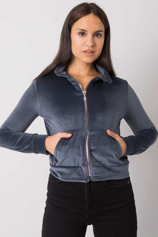 Tumehall veluurist dressipluus...