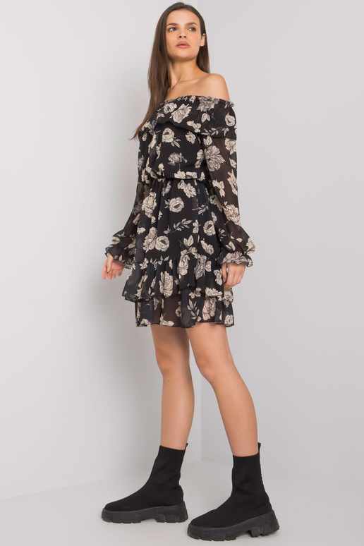 Must ja beež Hispaania kleit Briannoniga Must ja beež Hispaania kleit Briannoniga