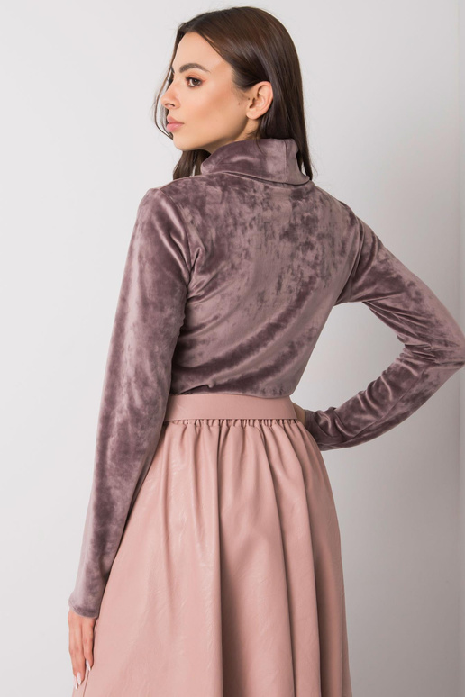 Beež veluurpluus kilpkaelusega Millau