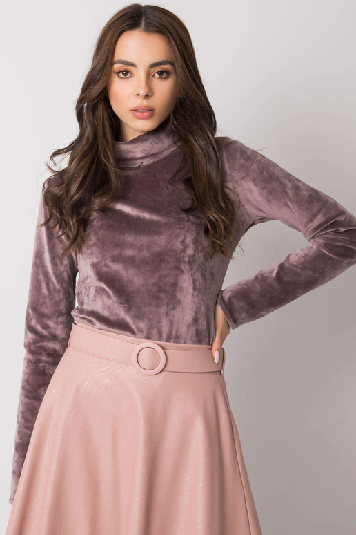 Beež veluurpluus kilpkaelusega Millau