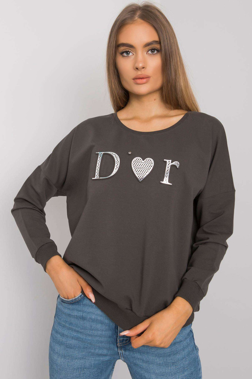 Tume khakivärvi kapuuts naistele Alodia