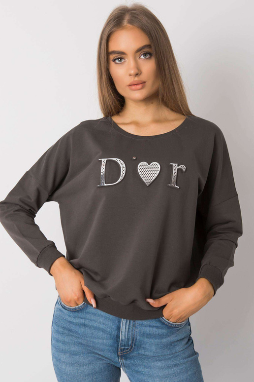 Tume khakivärvi kapuuts naistele Alodia