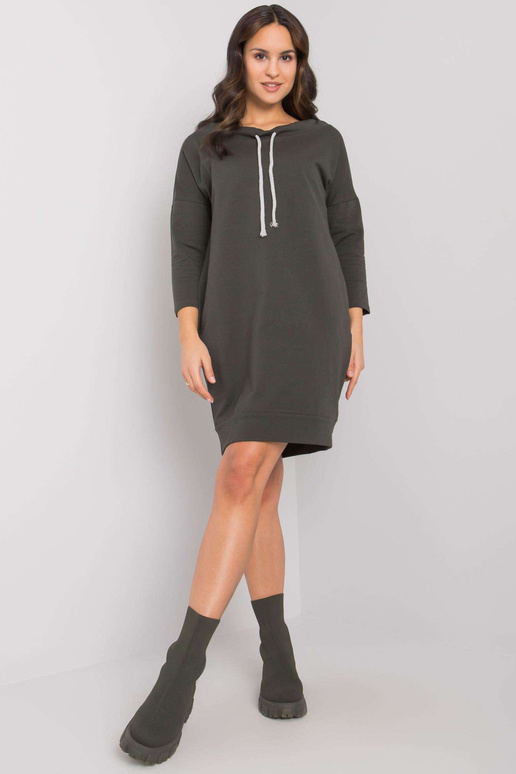 Khakivärvi Paulie puuvillane kleit