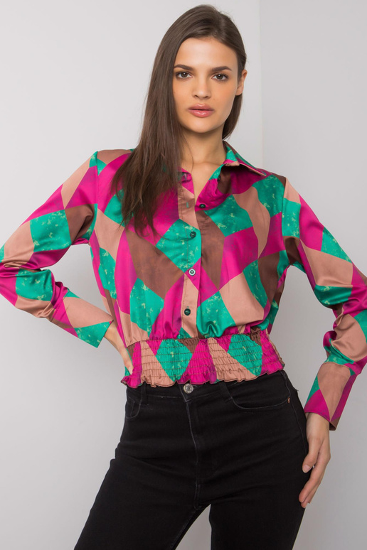 Fuksia-roheline Grizella särkpluus