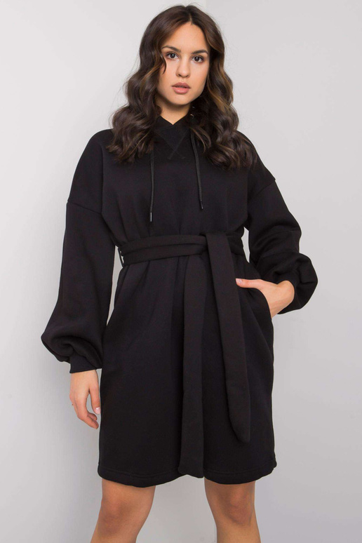 Must dressikleit Raella vööga