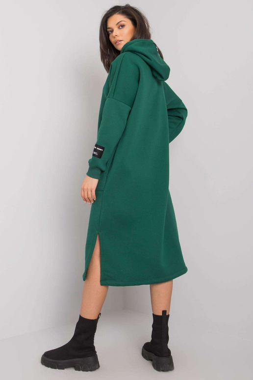 Tumeroheline taskutega dressipluus...