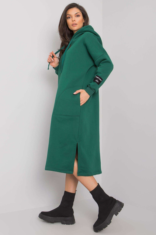 Tumeroheline taskutega dressipluus...