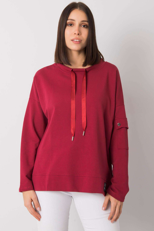 Burgundia pluss suuruses pluus...