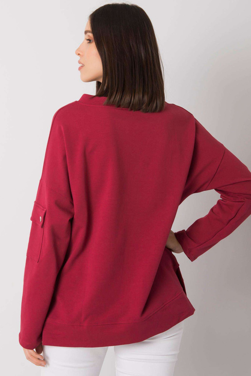 Burgundia pluss suuruses pluus...