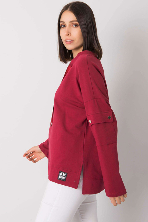 Burgundia pluss suuruses pluus...