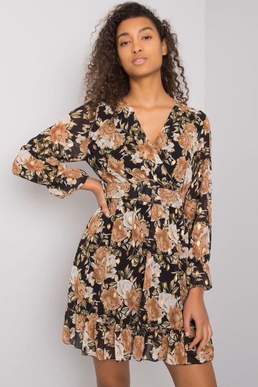 Must ja beež kleit fliisiga Alisia